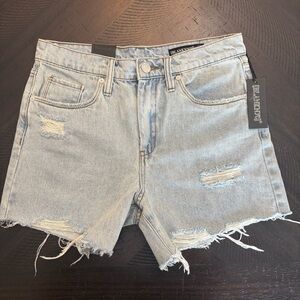 BLANKNYC Denim Cut Off Shorts Women’s Size 27 Distressed Light Wash NWT Shorts